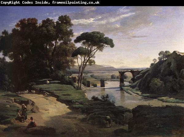 Corot Camille The bridge of Narni.